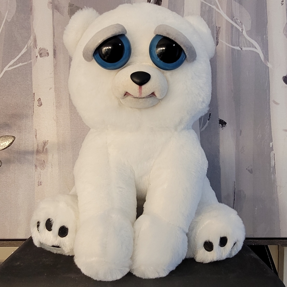 Feisty Pets Karl The Snarl The Polar Bear Plush - Picture 2 of 16